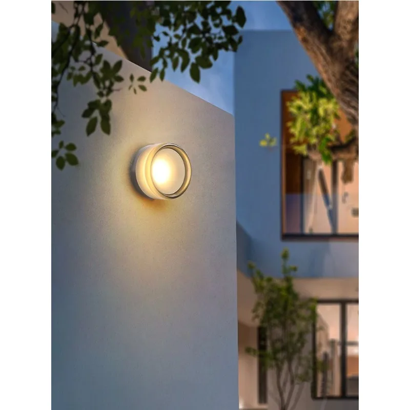 

Minimalist Round Wall Lamp Corridor Aisle Bedside Stair Bedroom Courtyard Decor Wall Light Home Room LED Novelty Lighting LED