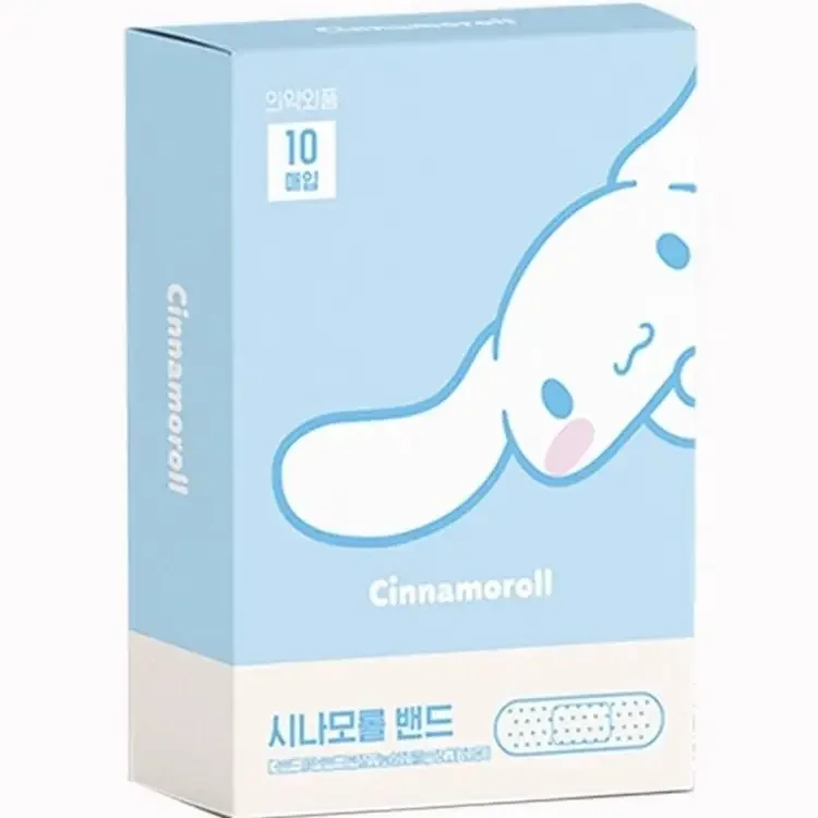 Sanrio Anime Hello Kitty Cinnamoroll Waterproof Adhesive Bandages Wound Plaster First Aid Emergency Kit OK Bandaid Stickers Kid