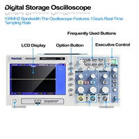 Hantek Dso5102p Digital Storage Oscilloscope 100mhz 2 Channels Bench Usb Oscilloscope