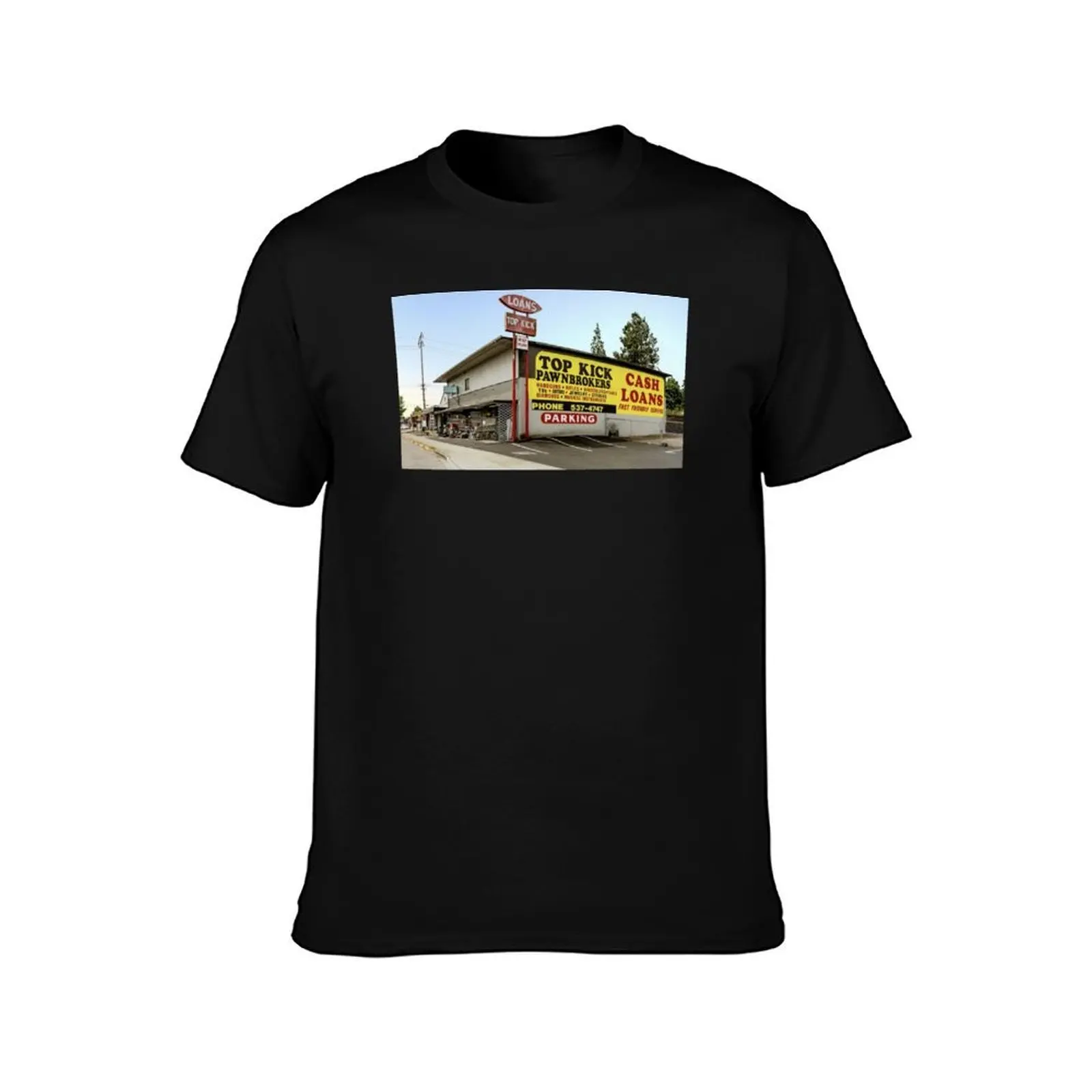 Top Kick Pawn Brokers T-Shirt man t shirts cotton T-Shirt