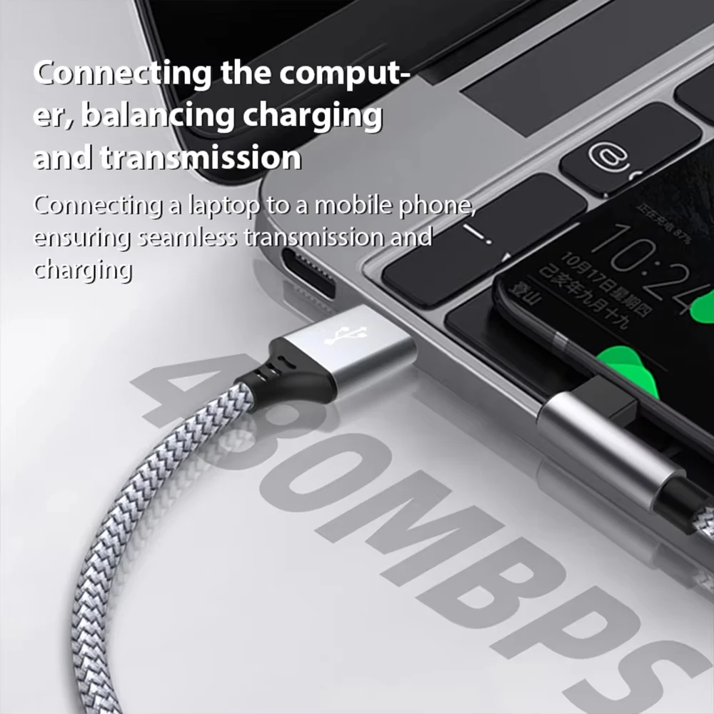 Type-C USB الكوع USBC كابل شحن سريع 1 متر/3 متر/5 متر/8 متر الهاتف تمديد كابل شحن لسامسونج هواوي Xiaomi ممن لهم LeEco VR كاميرا #6