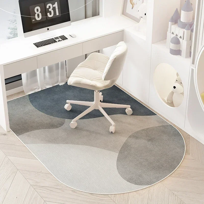 Study Chair Floor Mat for Bedroom Carpet Tpr Anti-slip Sound Insulation Shock Absorption Green Plant Carpets Home Decoration Rug