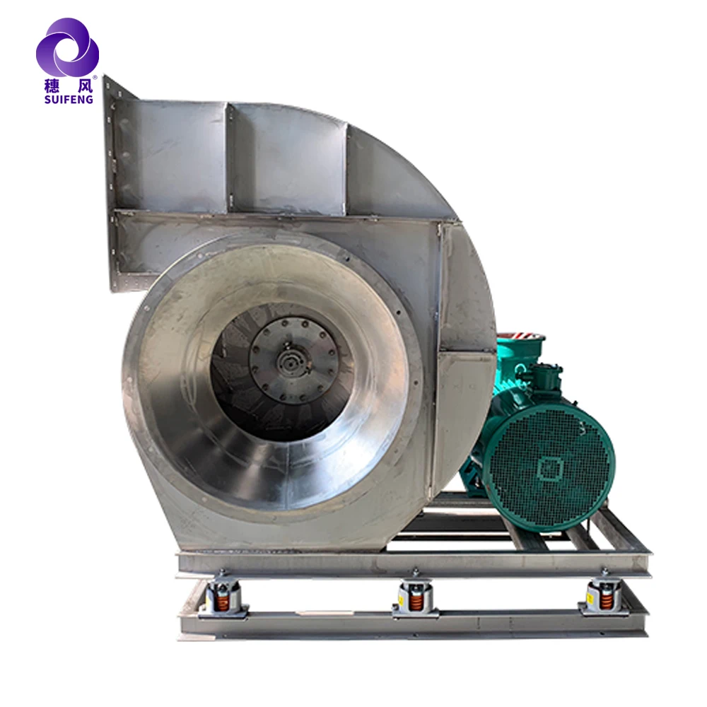 High Efficiency Stainless Steel Blades AC Centrifugal Fan For Industrial Dust Collection Equipment-OEM Low Noise CE Certified