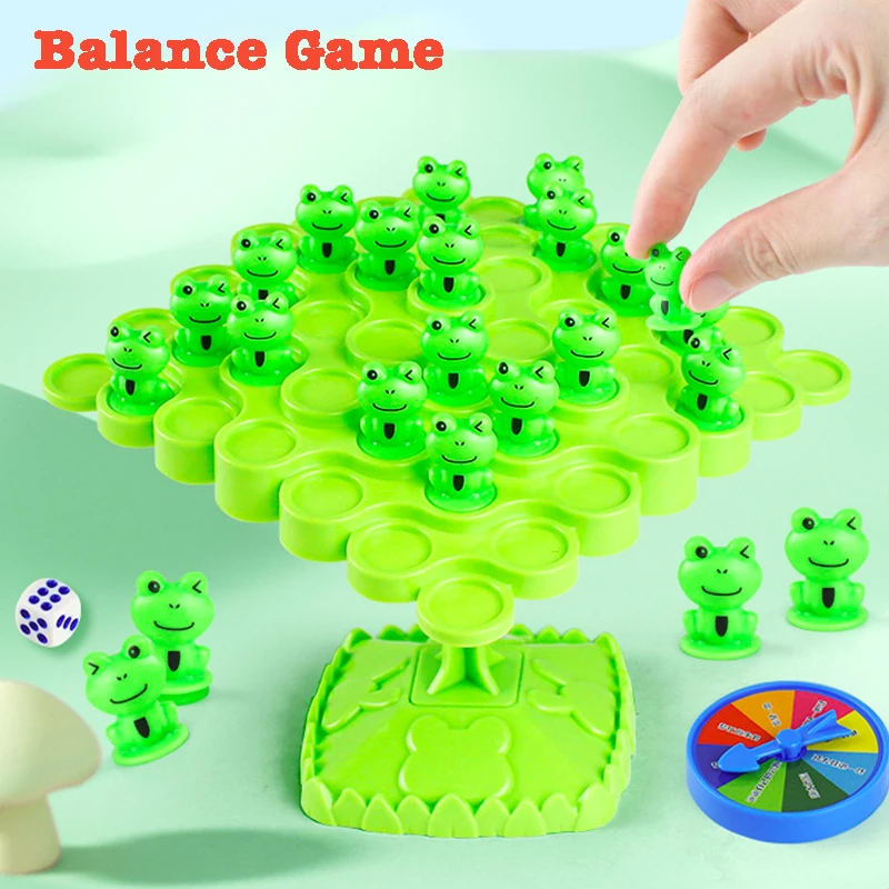 Puzzle d'astronaute, arbre d'équilibre amusant, grenouille, jouets mathématiques Montessori, Interaction Parent-enfant, jeu d'équilibre de table, jouet cadeau