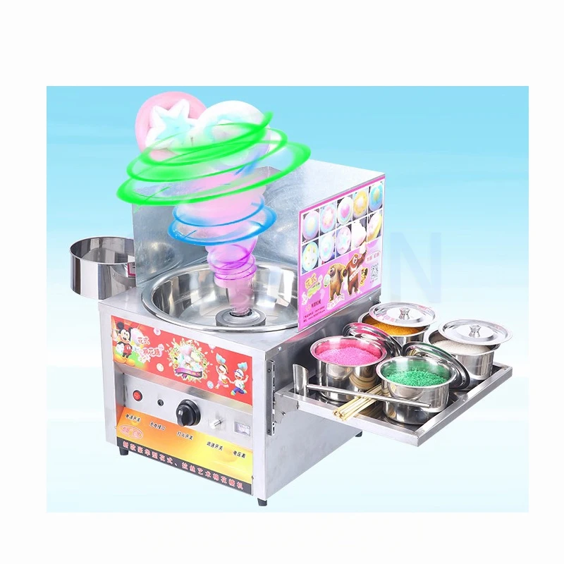 Large capacity cotton candy machine Gas cotton candy machine Various shapes of cotton candy machine Sweet