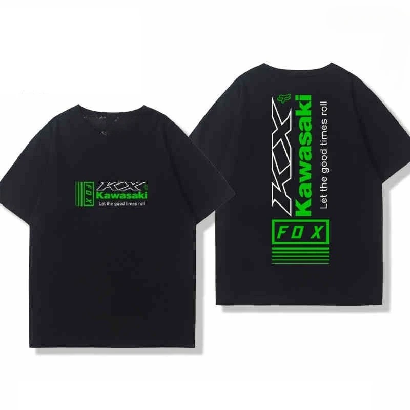 

Новая летняя футболка с принтом Kawasaki Ninja 2025 года — это свободная и модная хлопковая уличная одежда с короткими рукавами для мужчин и женщин 02