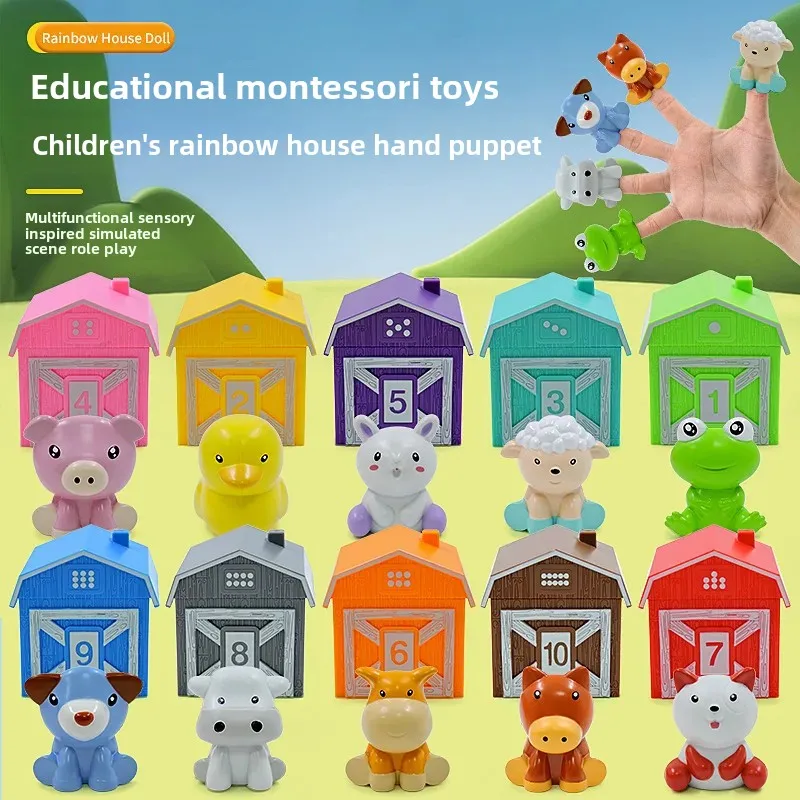 Cross-Border Matching Toys Colorful Cognitive Classification Early Education Assembled Toys For Children's Intellectual Developm