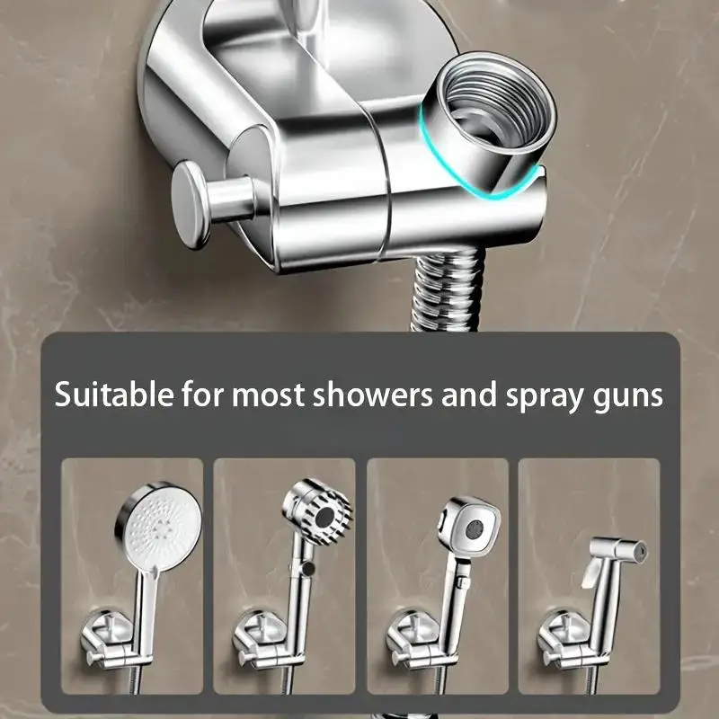 No-Drill Suction Cup Adjustable Shower Head Holder,Adjustable Shower Head Holder, Suction Cup Shower Head Holder image 5
