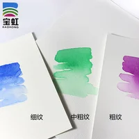 Baohong Academy Watercolor Pad 20 Sheets Glue Bound Acid-Free 300G 140LB Paper Wet/Dry Media for Beginners Artists Professionals 6