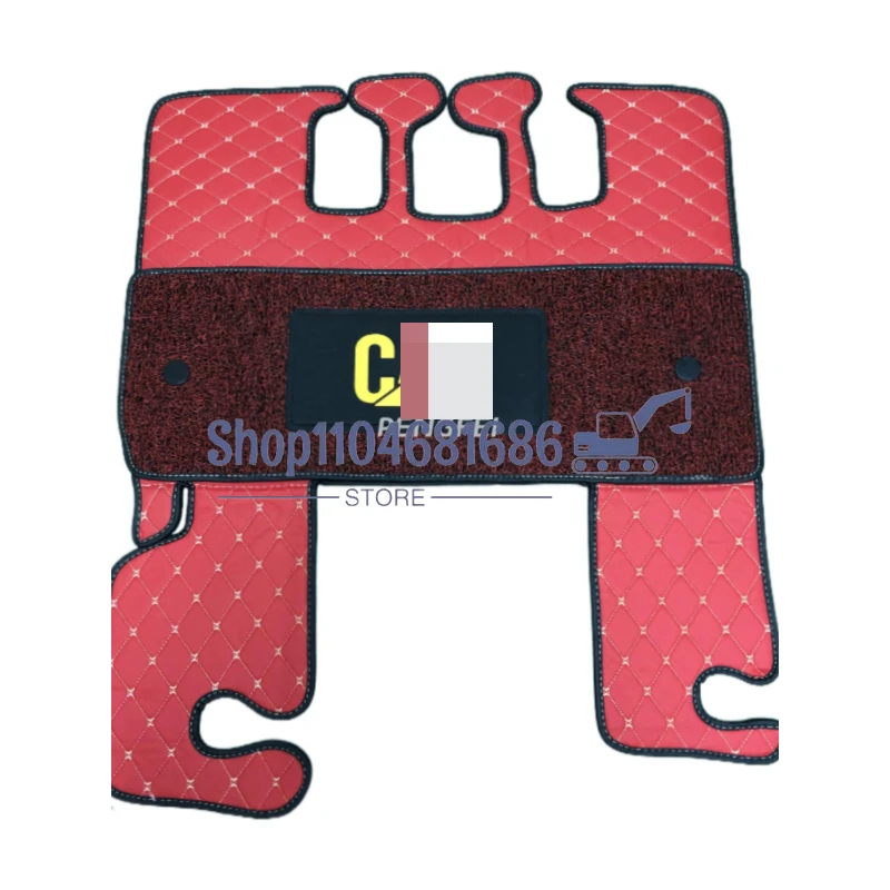 

For Caterpillars Cat-312, 313, 320c, 325, 330c, Cab Floor Adhesive, Double-layer Foot Mat, Excavator Accessories
