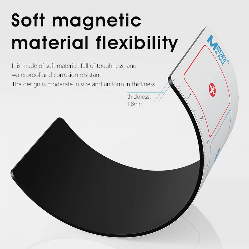 MaAnt CX-002 Portable Dual-use Magnetic Screws Storage Mat Measuring Ruler for Mobile Phone Laptop Disassembly Repair