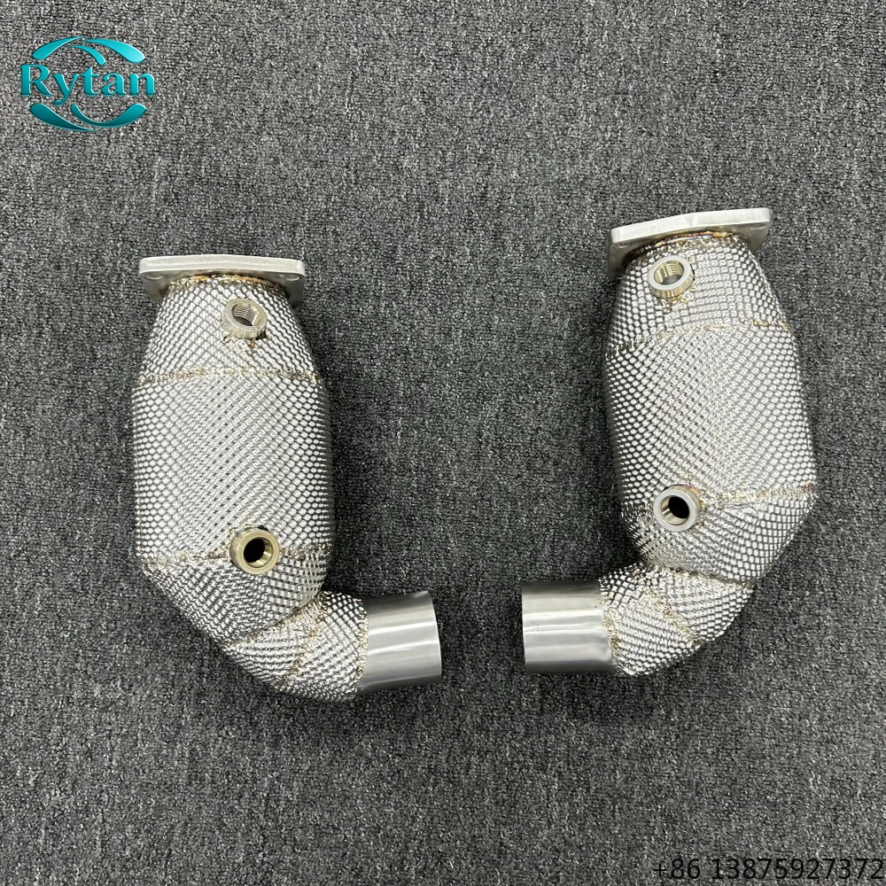 

Выхлопная система Rytan 304 из нержавеющей стали Valvetronic с прямыми трубами и даунпайпом для 911 Turbo (3.8L)
