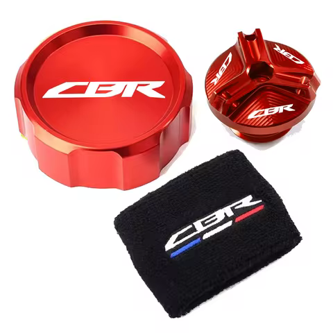 For Honda CBR 600RR 1000RR CBR 600 RR 1000 RR 2007-2025 Accessories Motorcycle oil filler Front Brake Fluid Reservoir Cover Sock