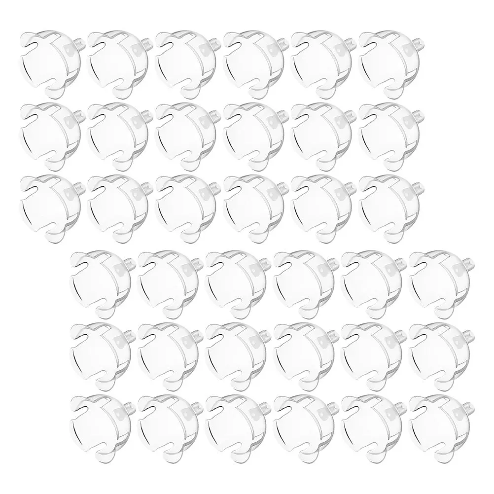 

120Pcs Chocolate Flower Holder Clear Plastic Bouquet Decorations Romantic Valentine's Day Gift Stable Base Safe Materials