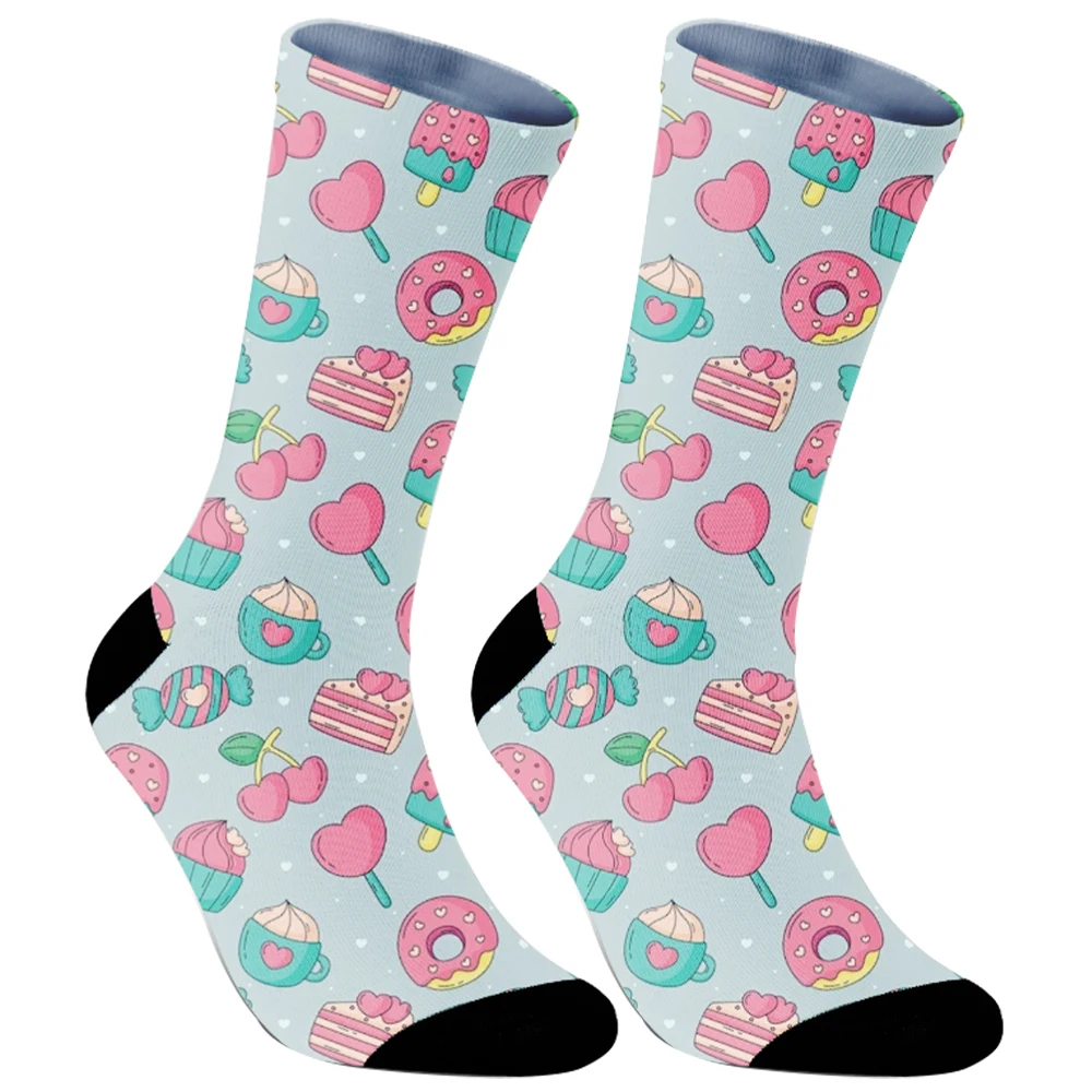 Calcetines de algodón con estampado de animales para hombre y mujer, calcetín de estilo Harajuku, Hip-Hop, regalo de Navidad, novedad de 2024