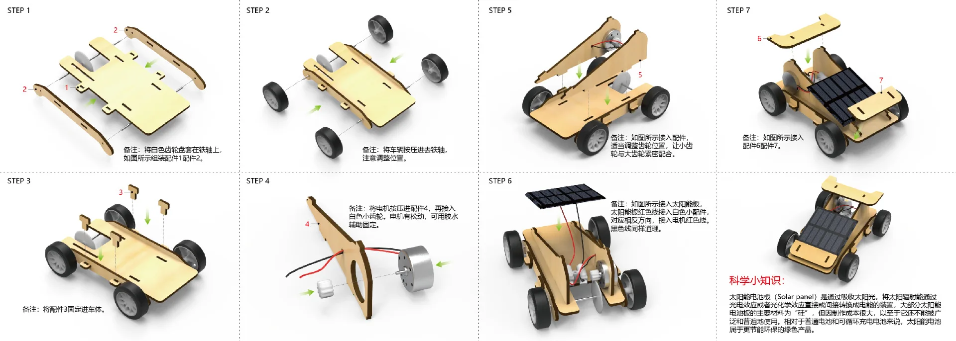 Solar Racing Car Assembly Model Children's Scientific Experiment Equipment Set Diy Light Solar Energy Conversion Electricity