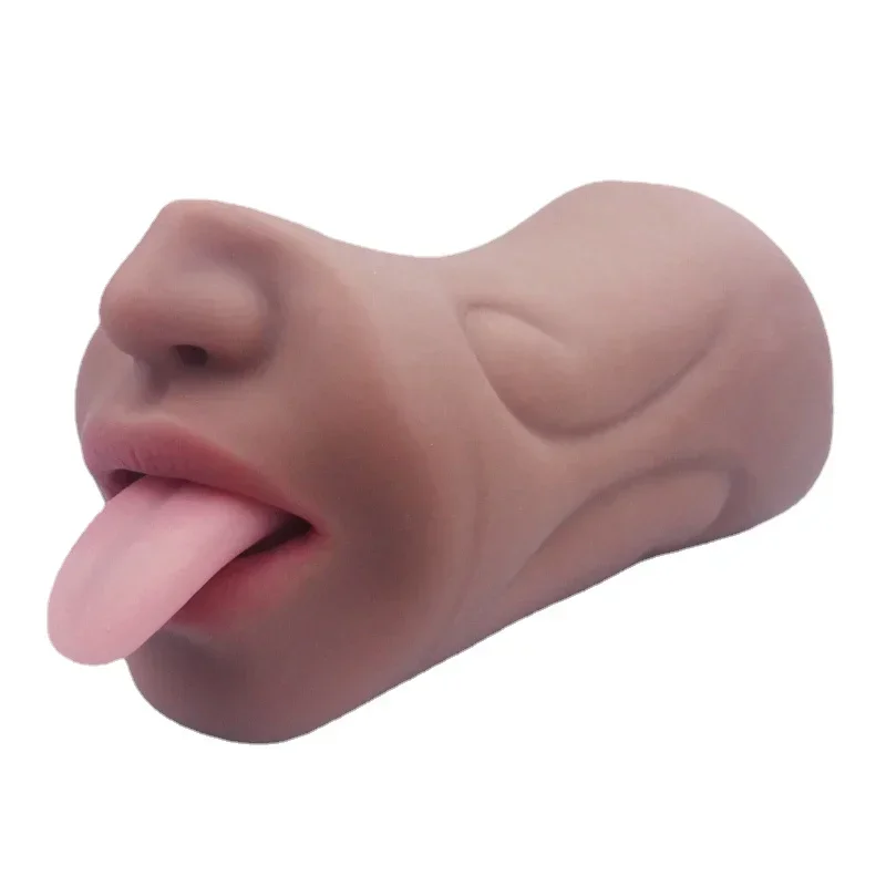 NEW Inverted Mold Blowjob Vaginal Double-head Tongue Anal Masturbator for Men's Masturbation Cup 3 In 1 Adult Sex Toys for Men