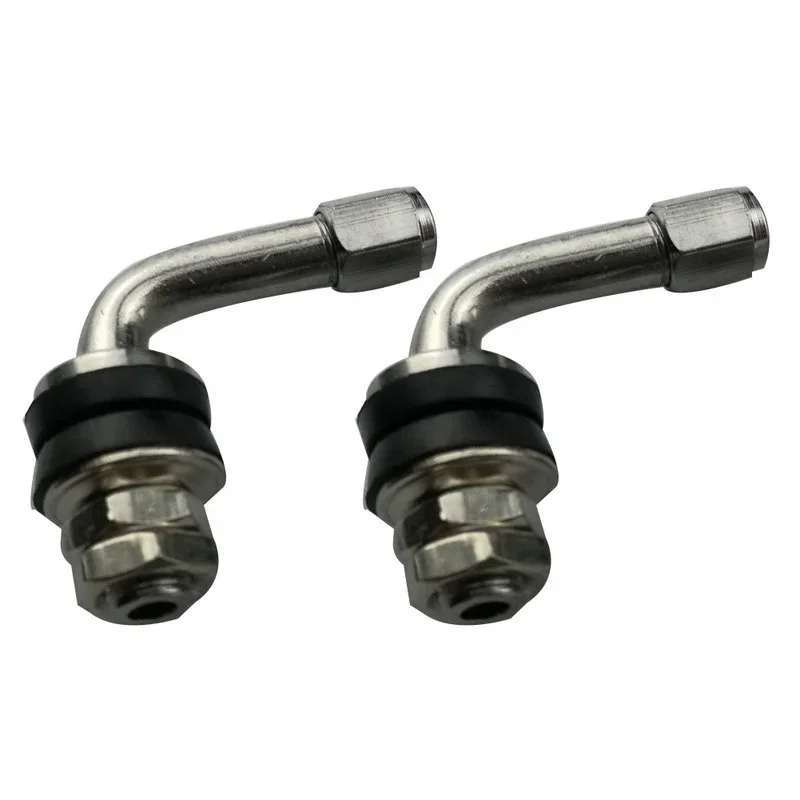 2Pcs 90/45 Degree Angle Car Motorcycle Wheel Tire Vacuum Valve Stems Tyre Extension  Bolt Motorbike Accessories