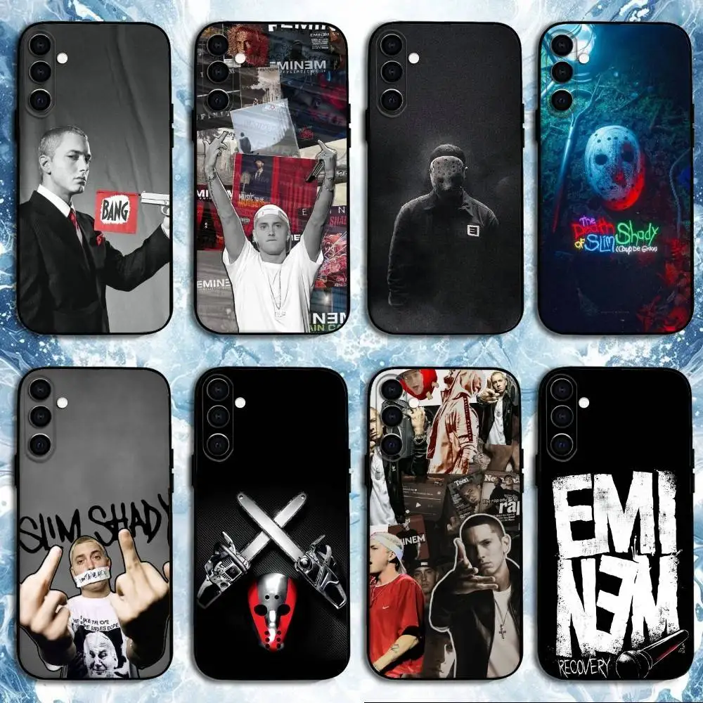 

Singer Eminem The Death of Slim Shady Phone Case For Samsung Galaxy A73,A72,A71,A70,A53,A52,A51,Others Soft Black Shell