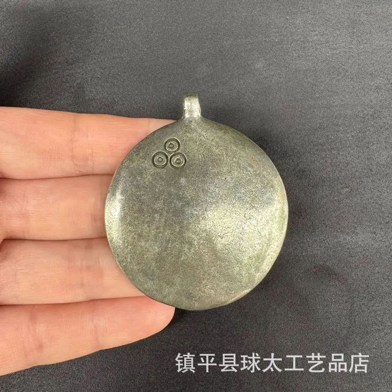 Nine And Eight Trigrams Pendant, Tibetan-Style Cultural Ornament, Vintage Decorative Accessory