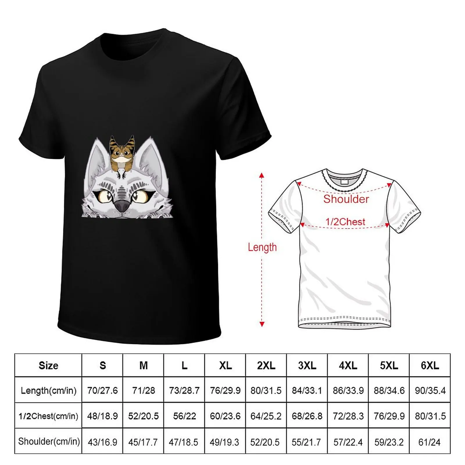 Peeker Loth Creatures T-Shirt Holiday Simple Tee Shirt