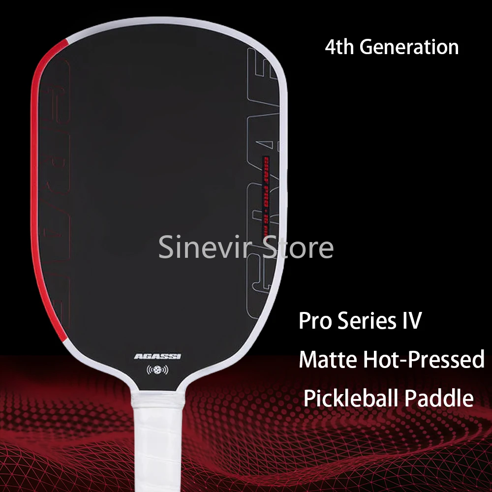 Graf Pro IV 16 мм T700 Лопатка для пиклбола из углеродного волокна, сердечник из пенопласта TFP горячего прессования Gen 4, одобрено USAPA, амортизация