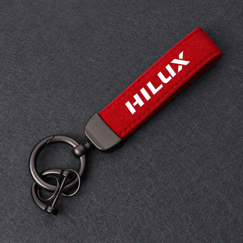

Metallic Car Ring Keyring Gift KeyChain Holder For Toyota Tacoma Hilux Tundra 4Runner TRD Rav4 CH-R Camry Land Cruiser Highlande