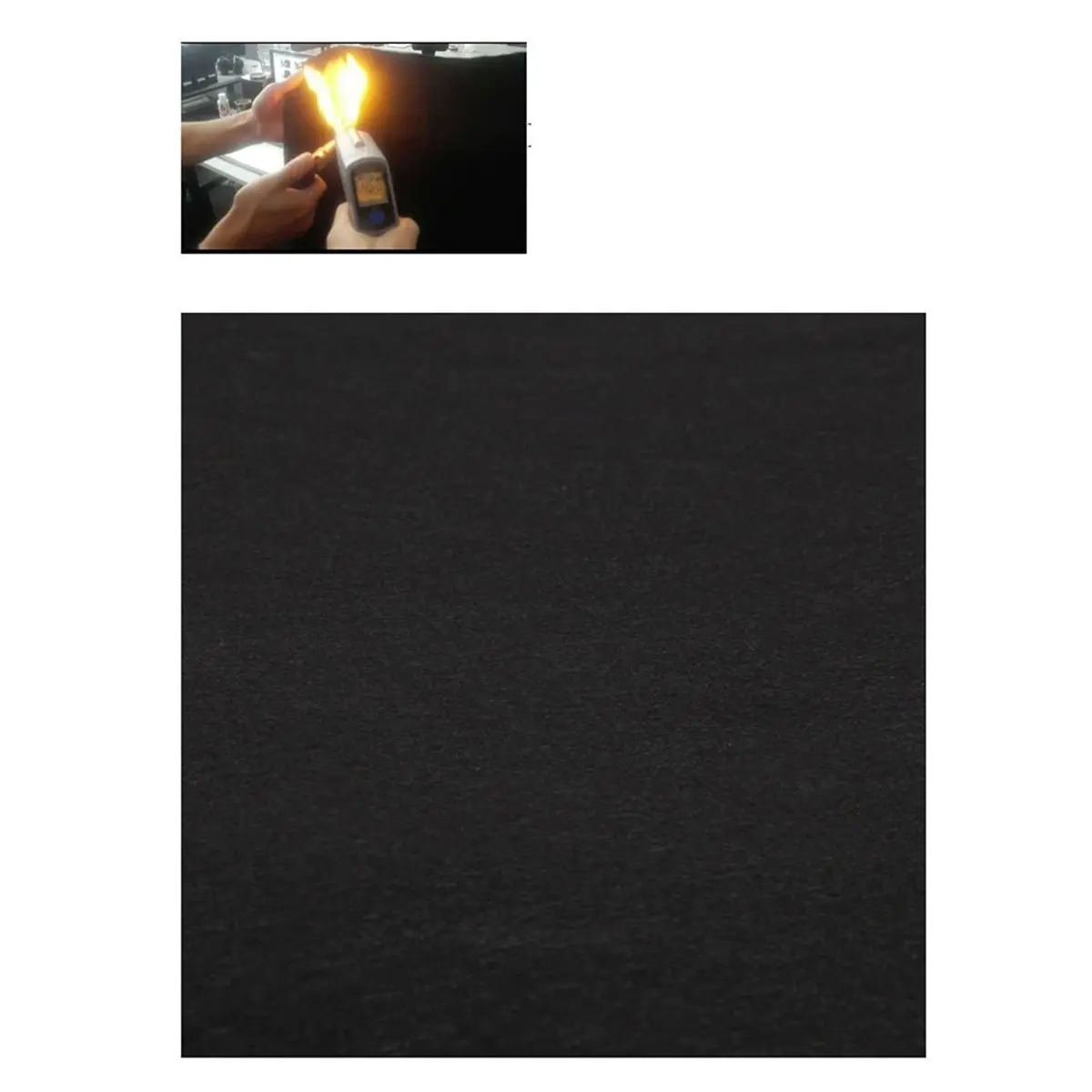 50 X 50 cm Welding Protection Blanket High Temperature Resistance Flame-Retardant Insulating 3 mm Thick Fire-Retardant