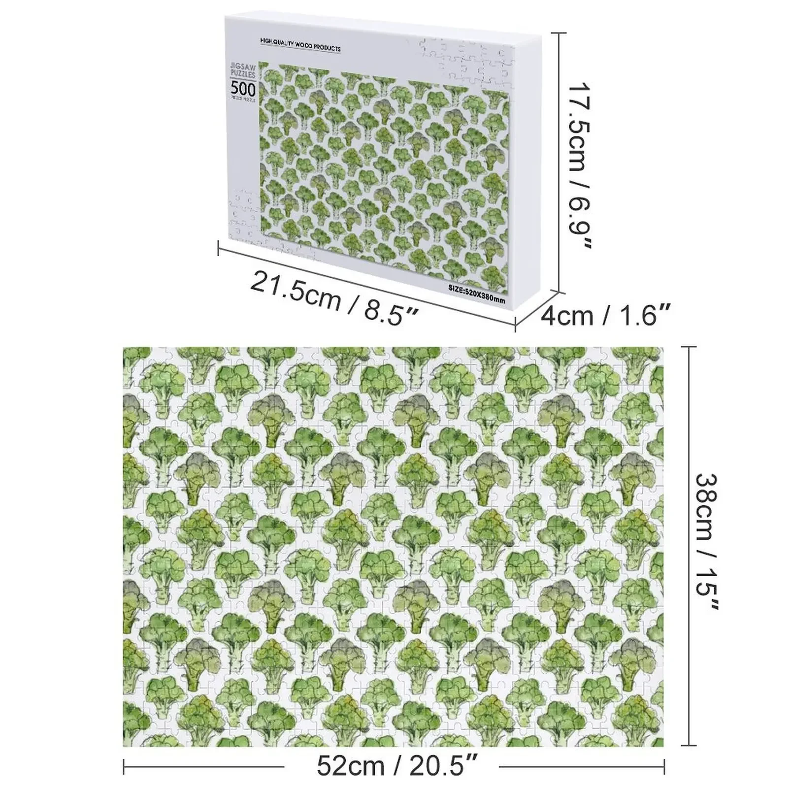 Брокколи-Официальный пазл персонализированные подарки
