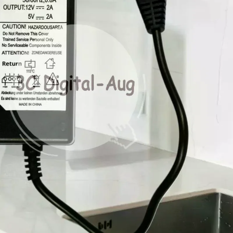 

1Pcs DIY Accessories 12V/5V 2A USB To IDE/SATA Power Supply Adapter Hard Drive/HDD/CD-ROM AC DC