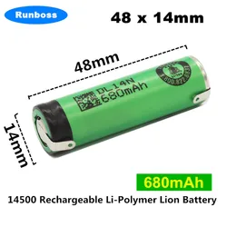 680mAh Battery for Philips Razor Shaver HQ7380 HQ7390 HQ8140 HQ9090 RQ1250 RQ1270 RQ1150 RQ1050 PT880 PT890 PT925 PT927 PT860