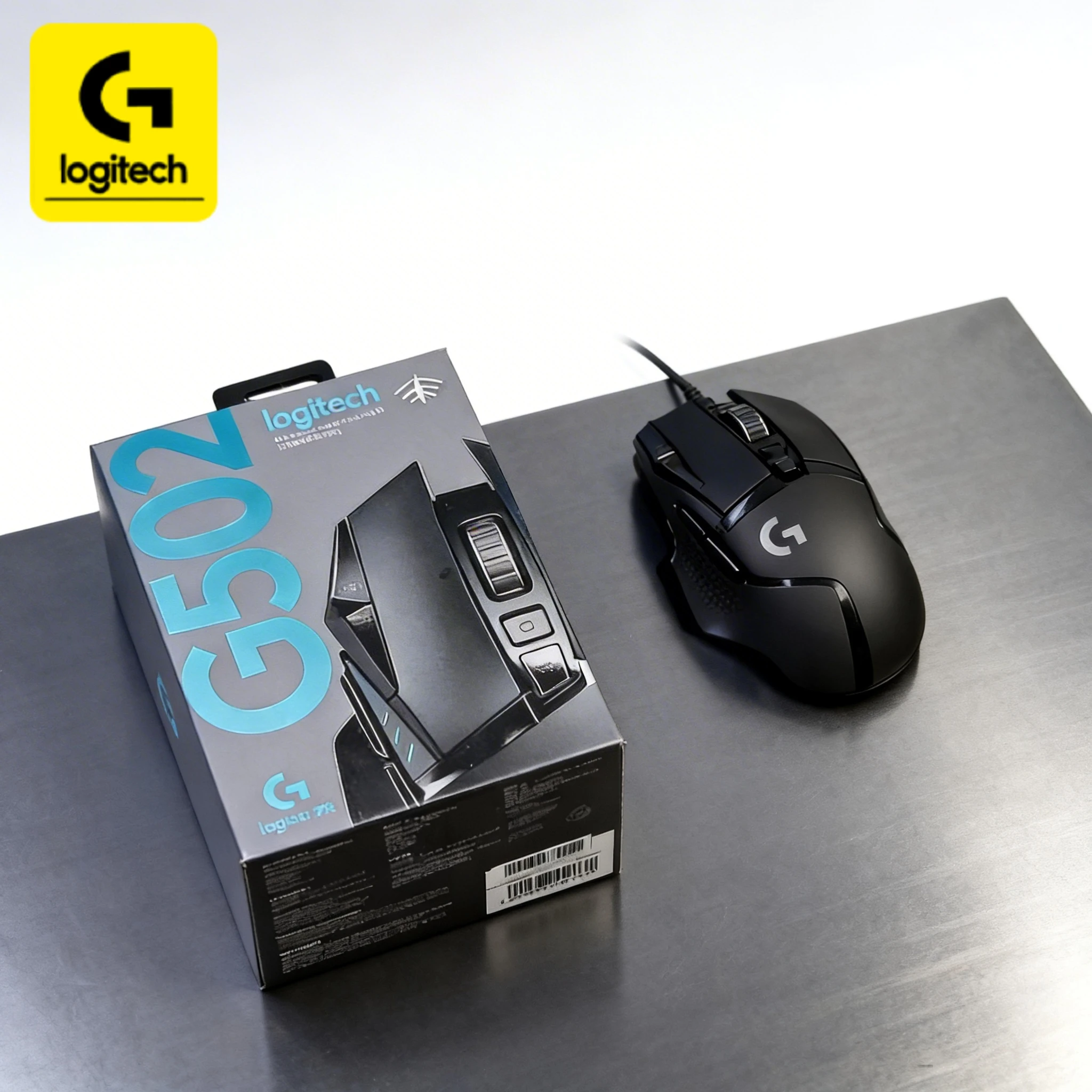 

Esports essential! The G502 HERO/G402 wired mouse features 11 programmable buttons and a dual-mode scroll wheel for smooth