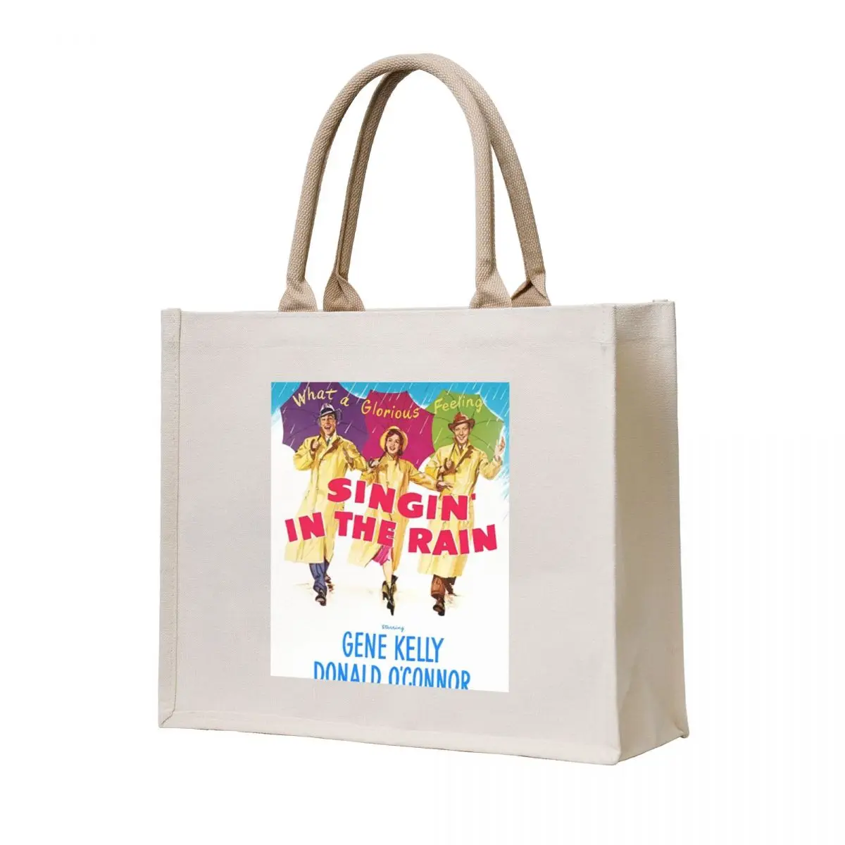 Singing in the rain Tote Bag shopper bag woman Canvas bag for women tote women reusable grocery bags