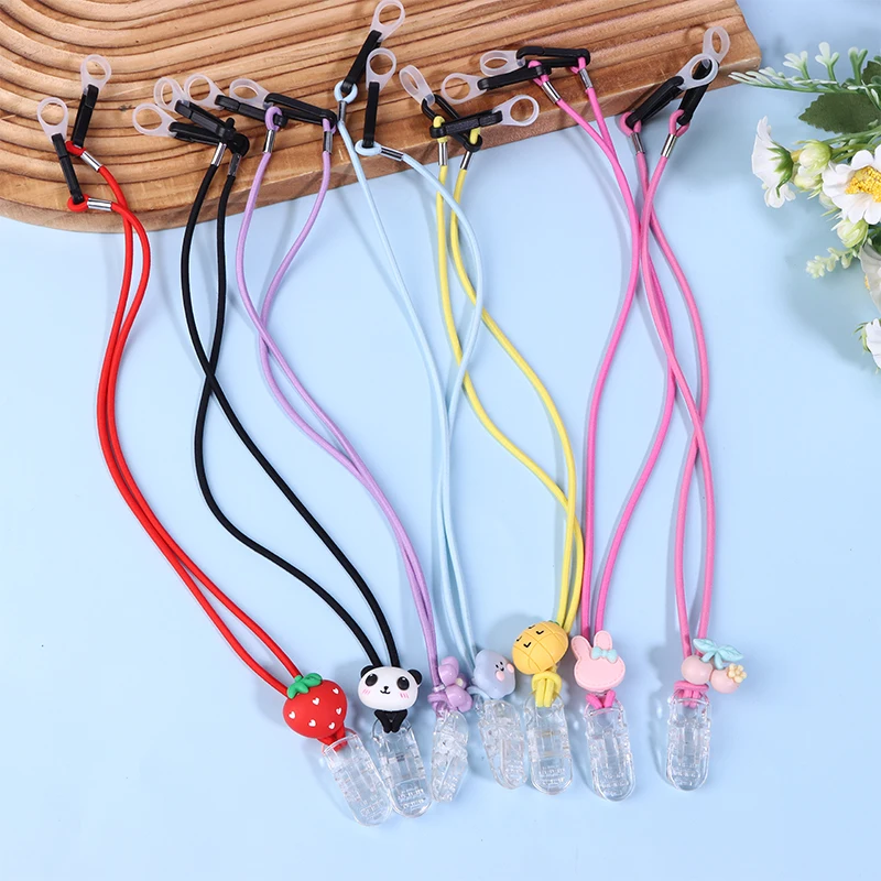 Hot Sale 24CM Hearing Aid Rope Lanyard Cartoon Cute BTE Hearing Aid Clip Holder For Children Kids Elderly Anti Lost Double Ear
