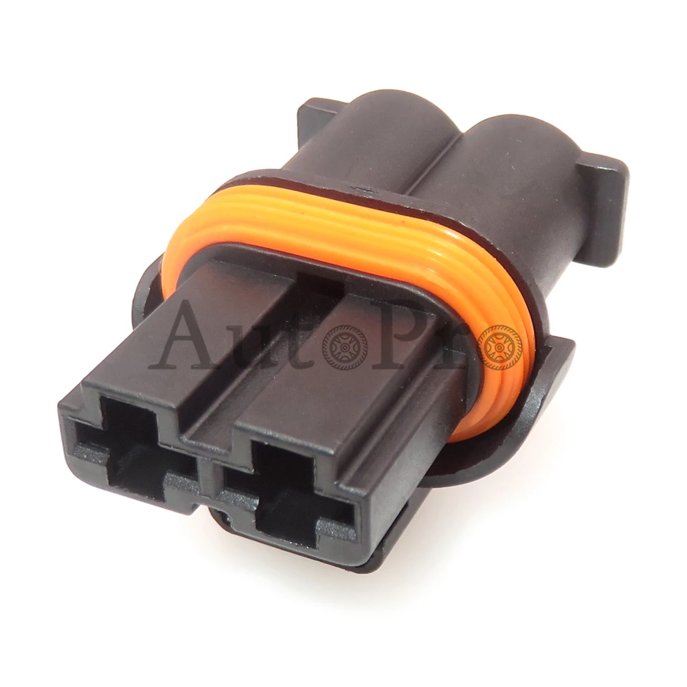 1 Set 2 Hole 1544361-1 AC Assembly Car Plastic Housing Sealed Connector Auto Starter Electronic Fan Wire Cable Waterproof Socket