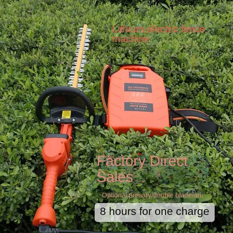 Imagem -03 - Recarregável de Lítio Hedge Trimmer Brushless Máquina de Poda Árvore de Chá Esférico Cisalhamento Ferramentas de Jardim de Chá Arbustos Verdes