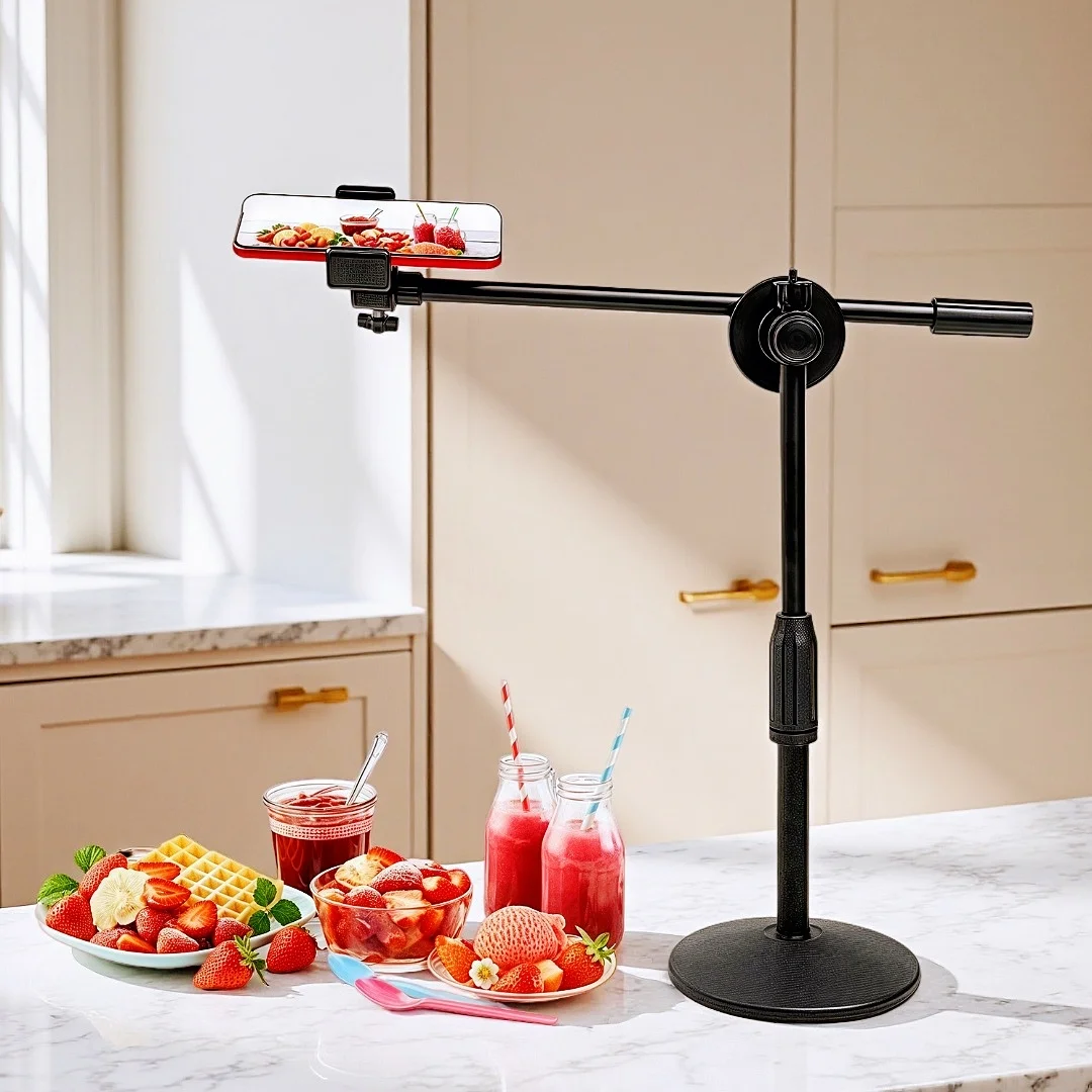 

A Smartphone sShooting Stand Suitable For High-altitude Perspectives Tripods For Cooking Videos And DIY Projects Anti-shake fF