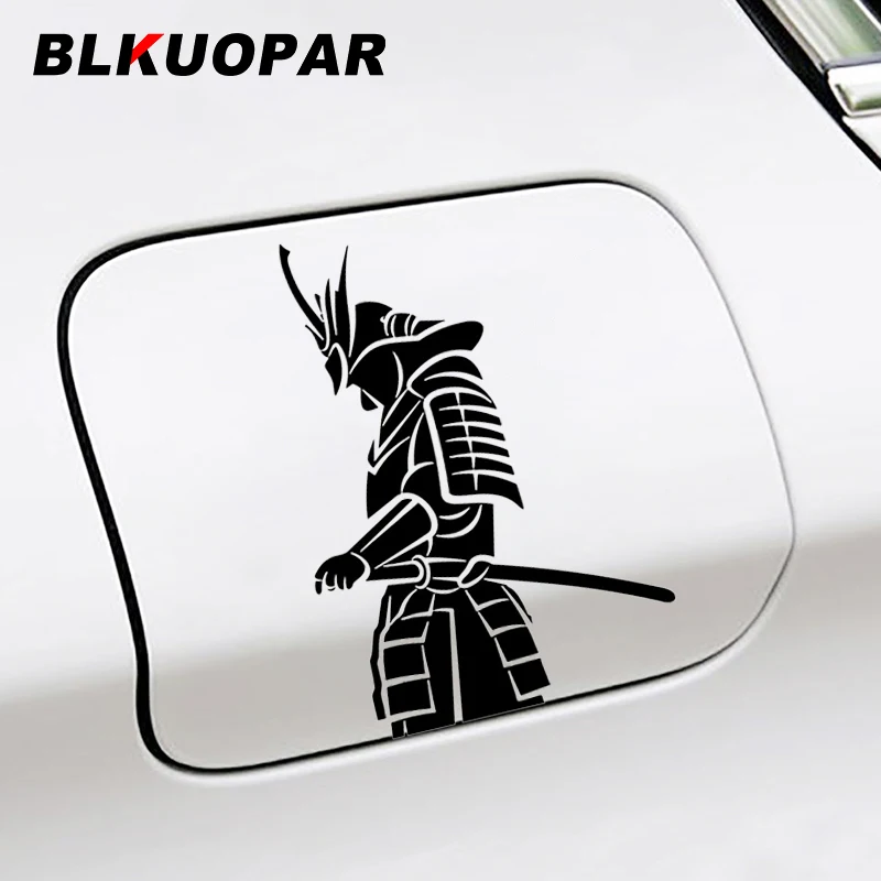 BLKUOPAR Japanischen Samurai Karate Kendo Icon Logo Aufkleber Silhouette Grafiken Auto Aufkleber Stoßstange Windows Stamm Auto Tür Protector