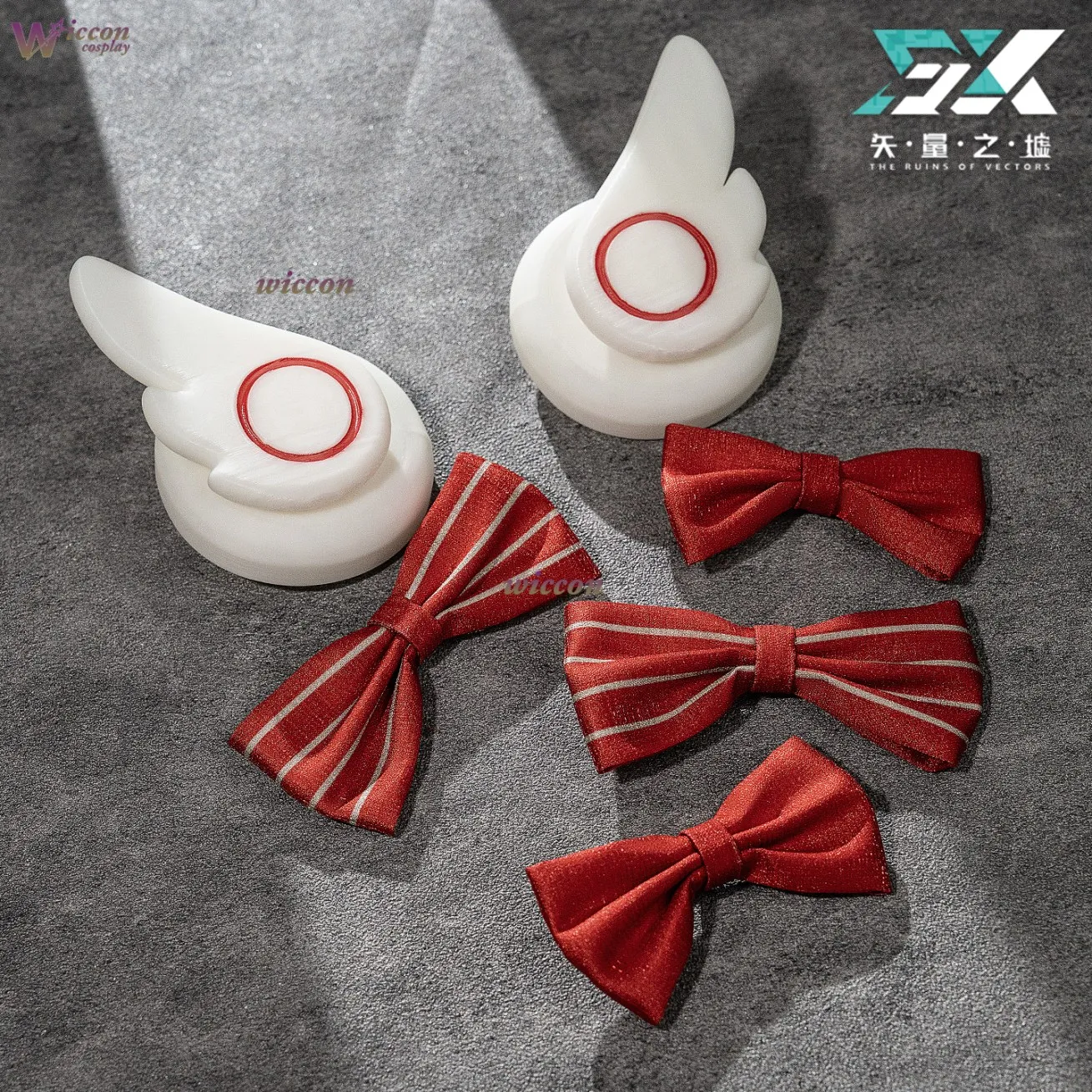 Zenless Zone Zero Aria KFC collaboration Cosplay Costume Wig Outfit Skirt Wings Hair Accessories Headband Angels of Delusion - view 3