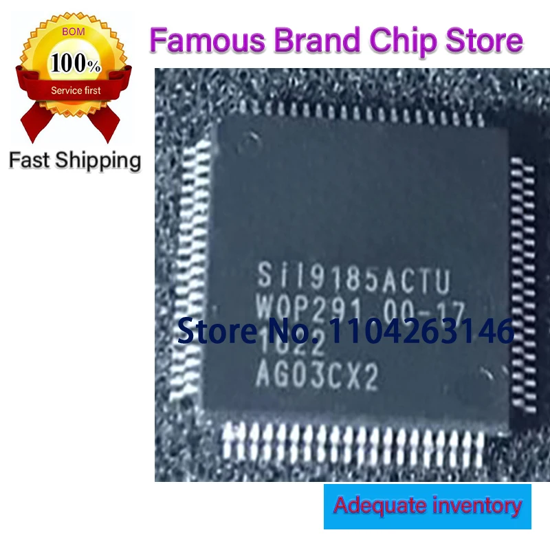SIL9185ACTU (5piece)100% New  Sil9185ACTU SiI9185ACTU Si19185ACTU QFP-80 RTD2674U RTD2674U-GR QFP-216 Chipset