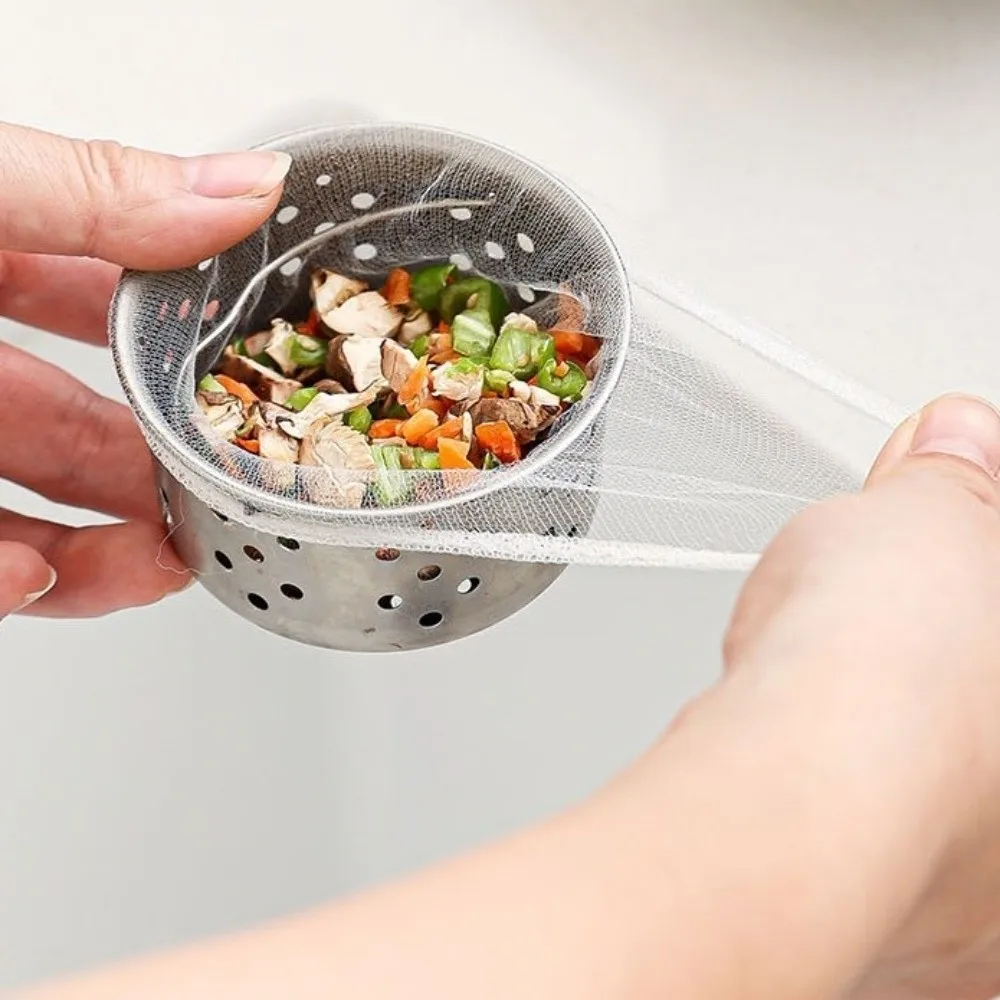 

100pcs Cartoon Bear Design Kitchen Sink Filter Anti Clogging Disposable Drain Filter Leak-Proof Mesh Cover Sewage Filter