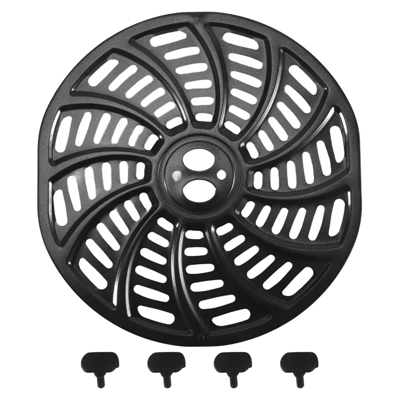 N98R مقلاة هوائية صينية شواء لـ Gourmia GAF698/GAF686 6QT مقلاة هوائية غير لاصقة مقلاة شواء طبق هش آمن للاستخدام في غسالة الأطباق