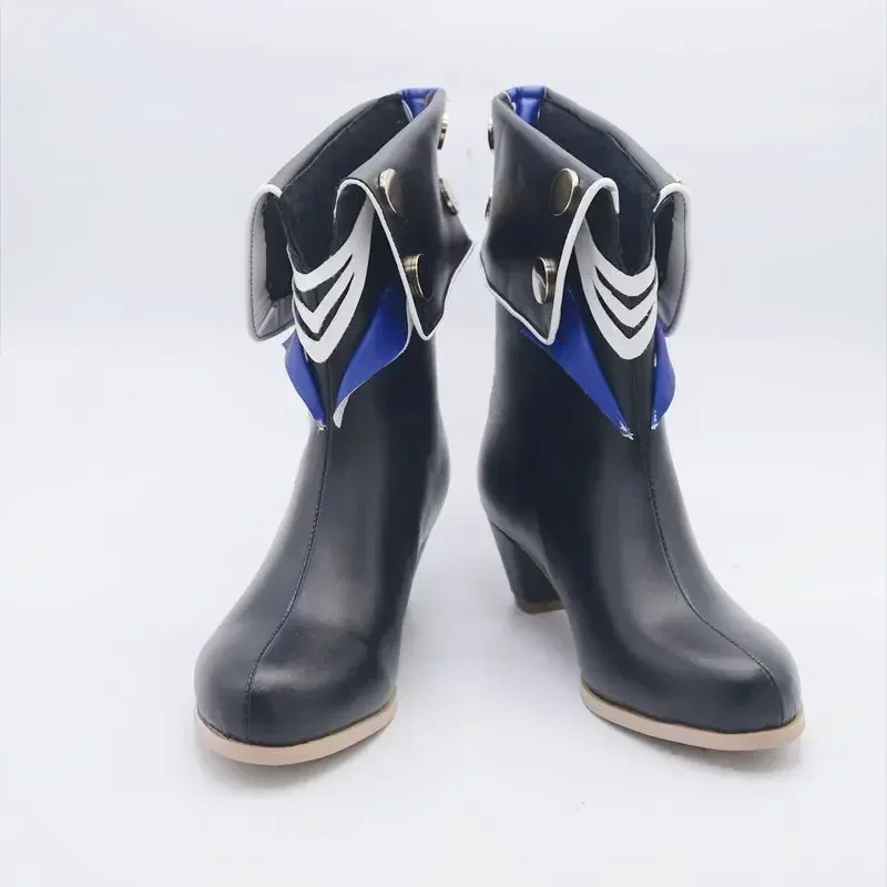 Honkai:Star Rail Serval Gepard Lange Hohe Stiefel Kurze Stiefel Cosplay High Heels Stiefel Schuhe Halloween Für Mädchen Jungen PU Leder Schuhe
