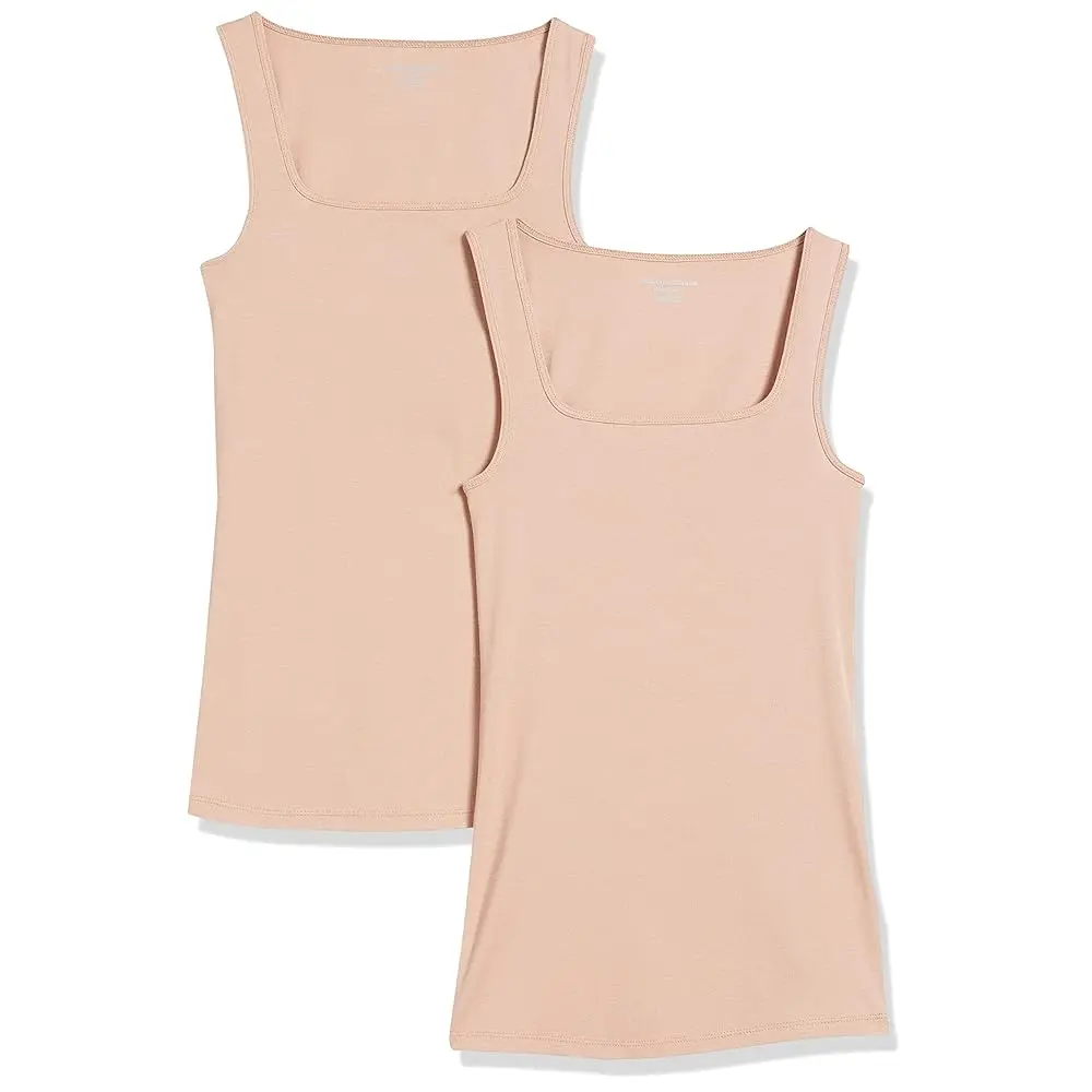 

Женская майка Amazon Essentials Slim Fit с квадратным вырезом