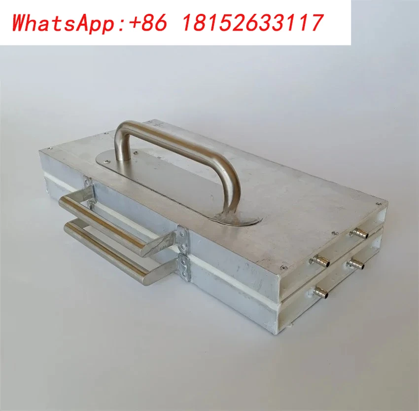 Máquina de Base de nido de prensa manual, molde de cera de abejas de enfriamiento por agua, máquina de base de cera de abejas, máquina de base de panal para apicultura MM