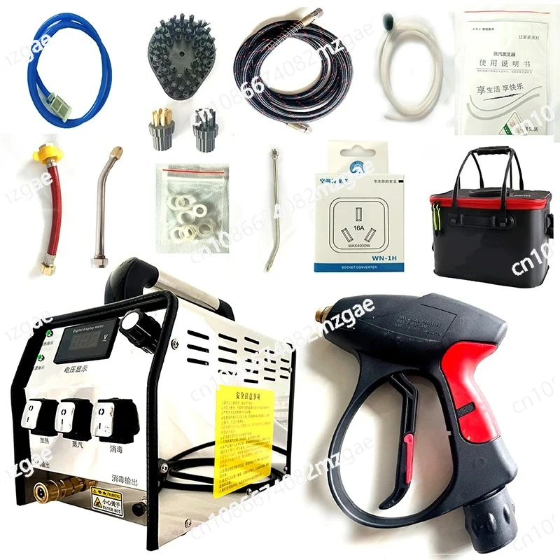 220V Commercial Electric High-temperature Steam Cleaner 6-10Bar High Pressure Multi Steaming Cleaner