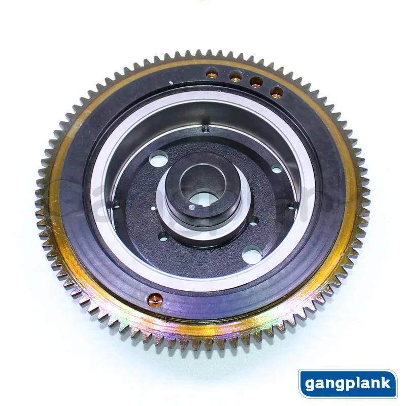For Yamaha 2 Stroke 40 Hp Outboard Motor Modified Front Control Electric Start Magnetic Flywheel 66T–85550–00 66T-85550-00