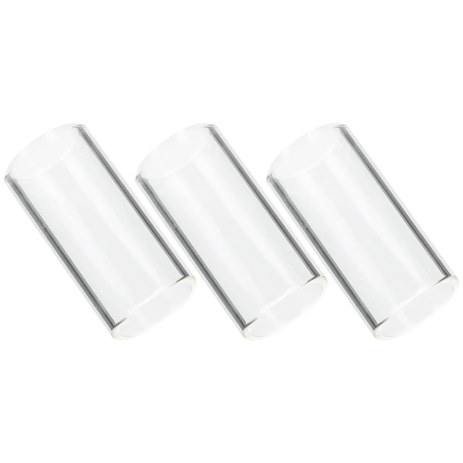 3Pcs Glass Guitar Finger Covers Soft Skin-Friendly Fingertip Protectors for Beginners Professionals Guitar Practice Finger