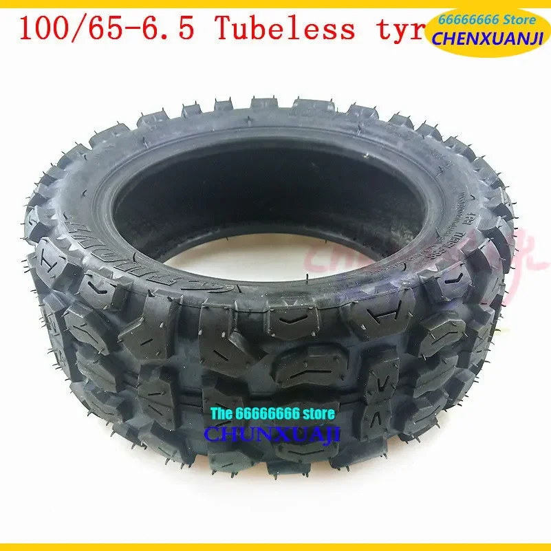 100/65-6.5 Vacuum Tire 11\'\' 90/65-6.5 Refitted for Dualtron Thunder Electric Scooter Ultra Wear-resisting Tubeless Off Road Tyre