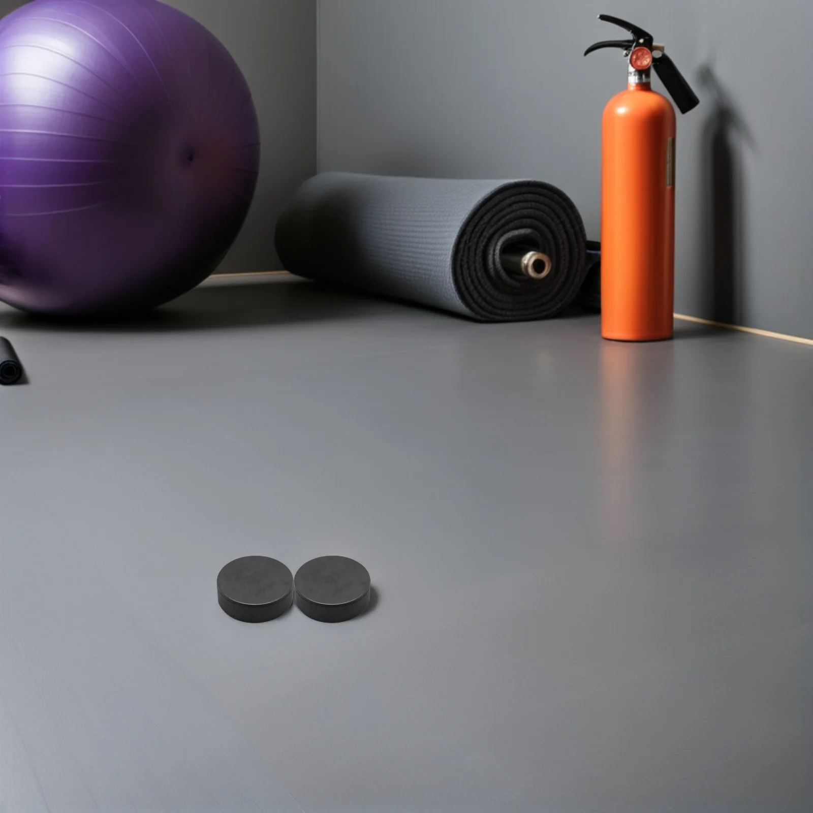 

2pcs Pu Parts Practice Small Ball Ice Sports Puck Sports Ice Hockey Training Puck Hockey Parts Indoor Outdoor